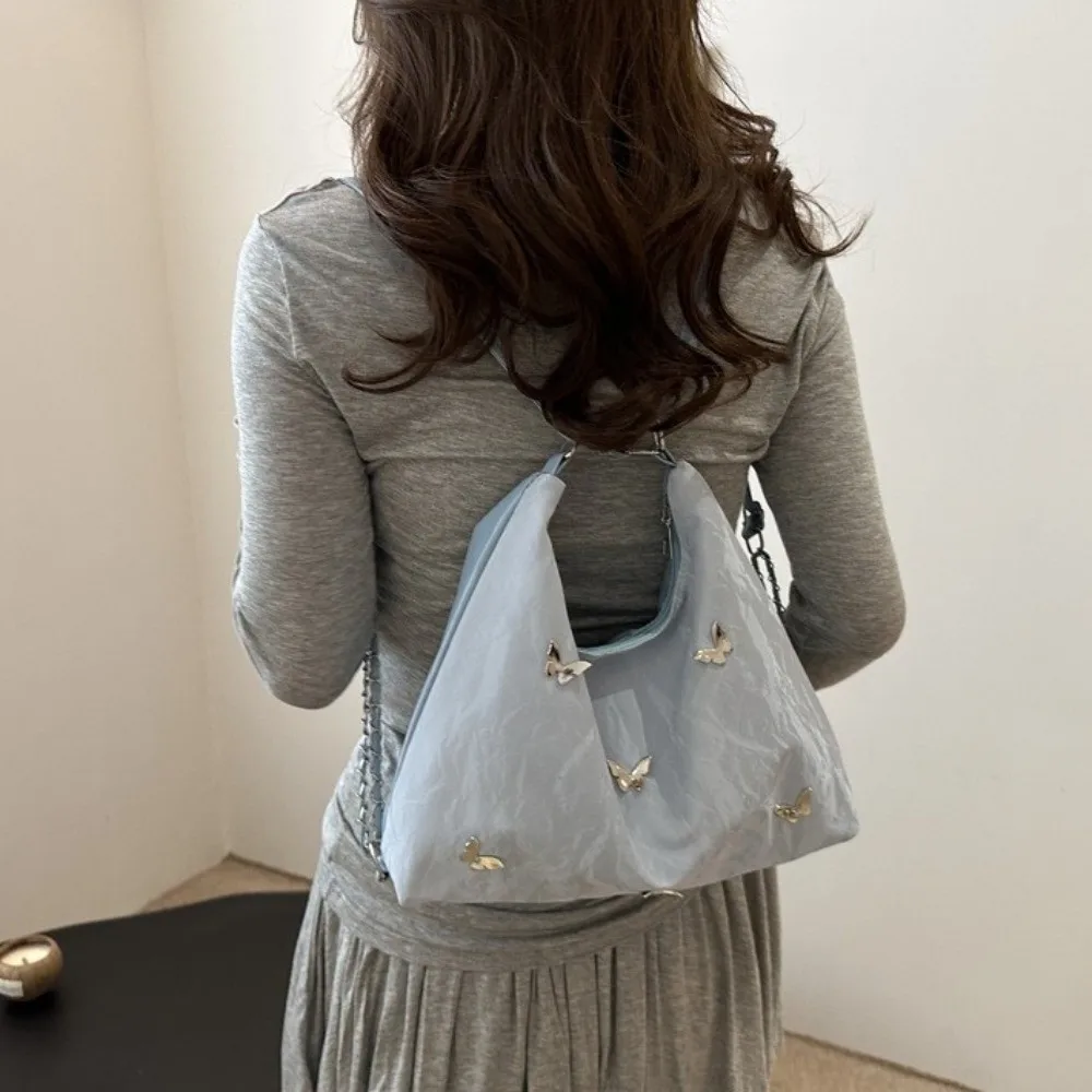 Casual Multifunctional Butterfly Shoulder Bag Y2K Shopping Bag Large Capacity Handbag Mommy Bag Underarm Bag PU Backpack Travel