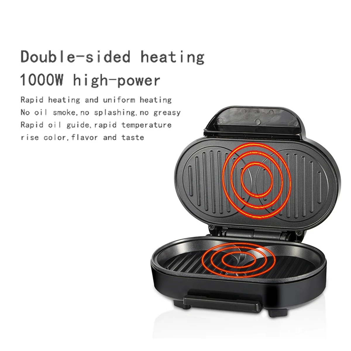 Hamburger Maker Multifunzione Doppio Burger Round Press Patty Maker per hamburger ripieni di uova Burger di manzo EU