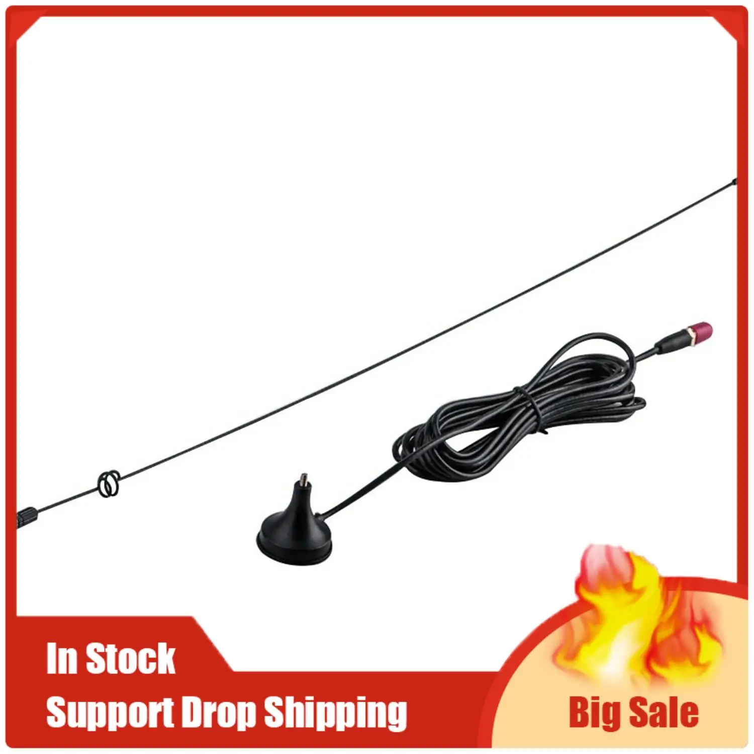 أفضل العروض هوائي الراديو UT-108UV كسب هوائي SMA-أنثى ثنائي النطاق UHF/VHF ل Baofeng UV-5R BF-888S & RH901S