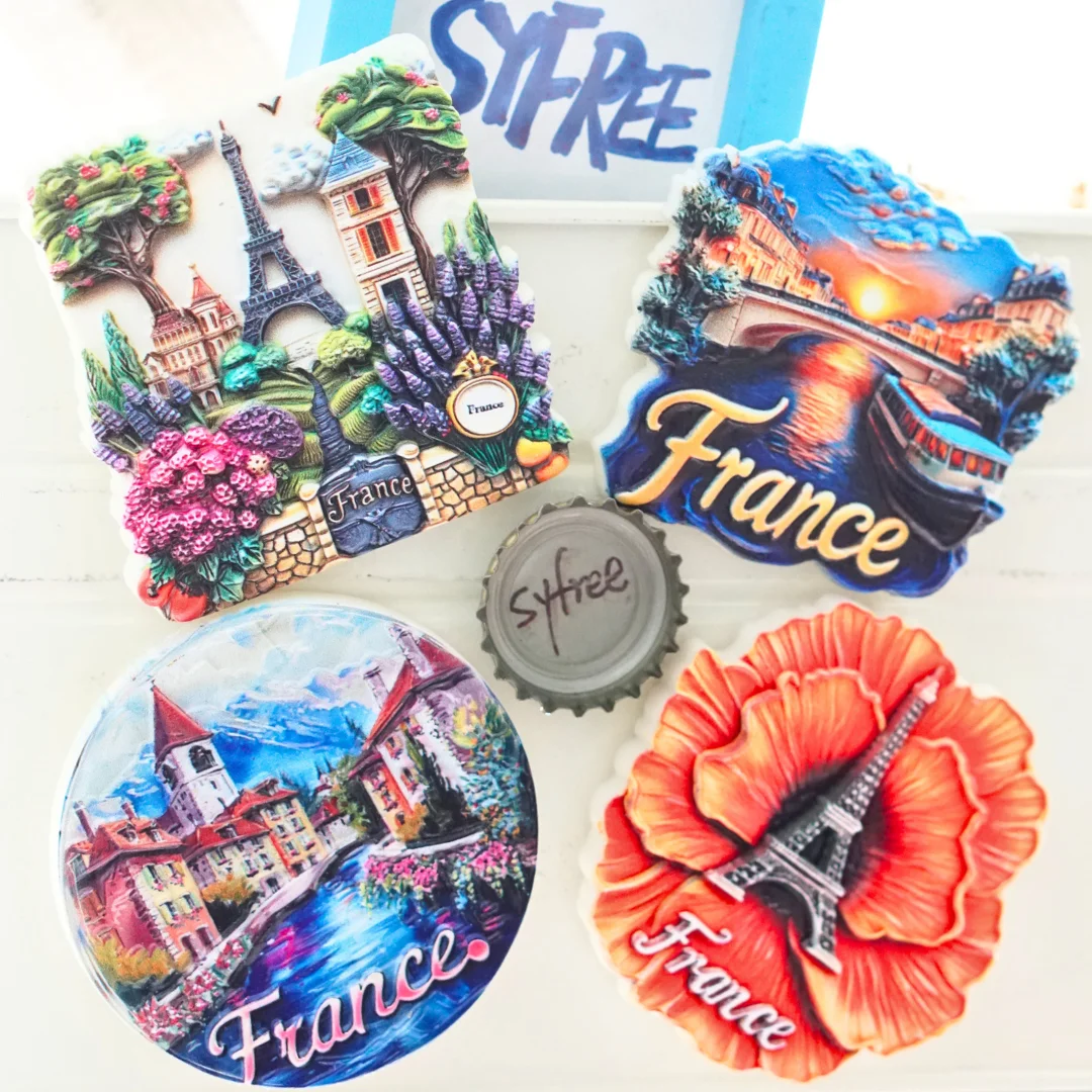 

1pc, France fridge magnets, France scenery fridge magnets, Paris Tower fridge magnets, colorful fridge magnets, France attractio