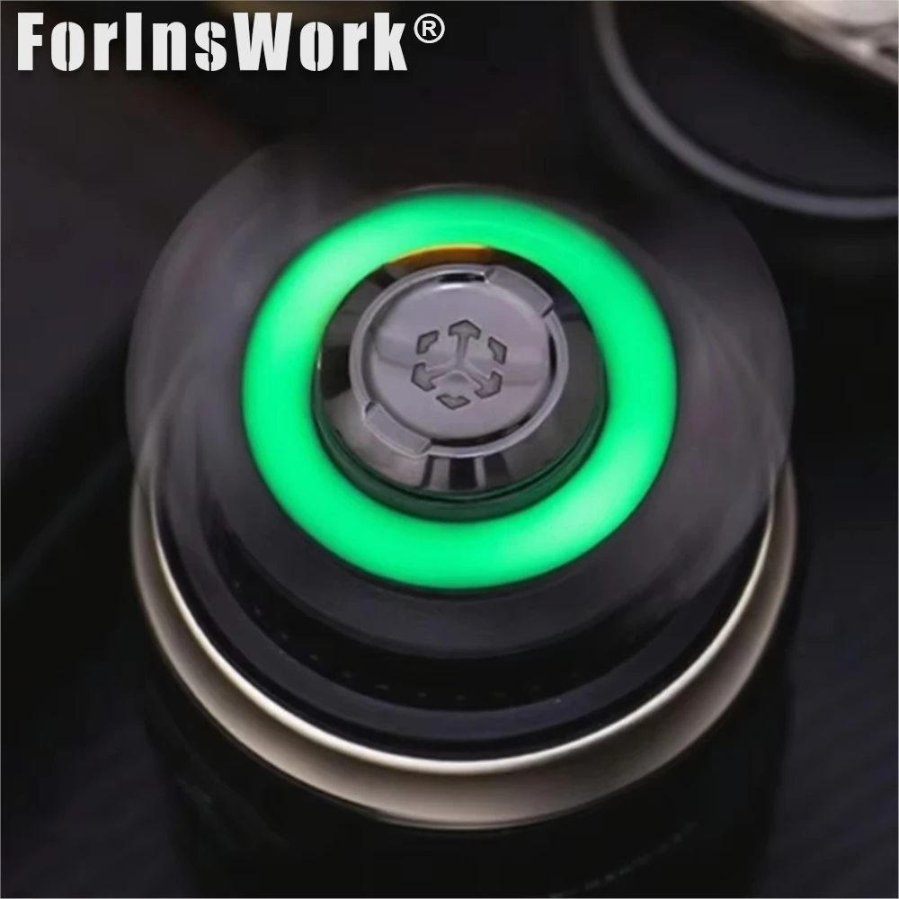 JUZHEN Lega di titanio Diapason etereo Fidget Spinner Sollievo dallo stress Giocattolo EDC Regalo di compleanno di Natale unico per il fidanzato