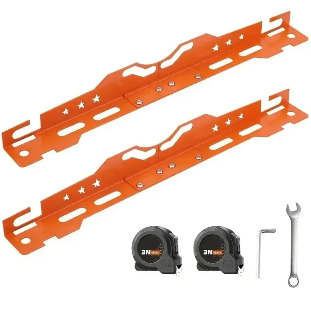 A Set for Cars Repair Tire Measurement Auto Wheel Alignment Plates Adjustable Automotive Wheel Leveling Aligner Alignment Too view 2