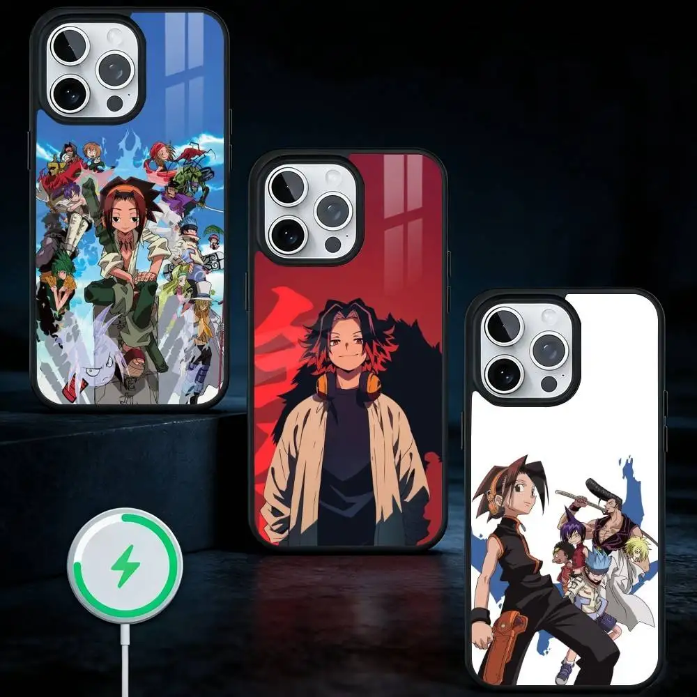 

Anime S-ShamanS K-King Phone Case For iPhone17,16,15,14,13 Plus,Pro Max Magnetic For Magsafe Wireless Charging