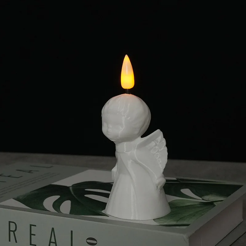 

LED Electronic Candlelight Angel Romantic Proposal Decoration Nightlight