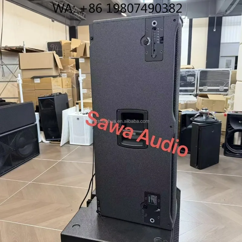 Dual 12 Inch Active Line Array Speaker 4400W Peak 2200W RMS 139dB Professional Stage Audio