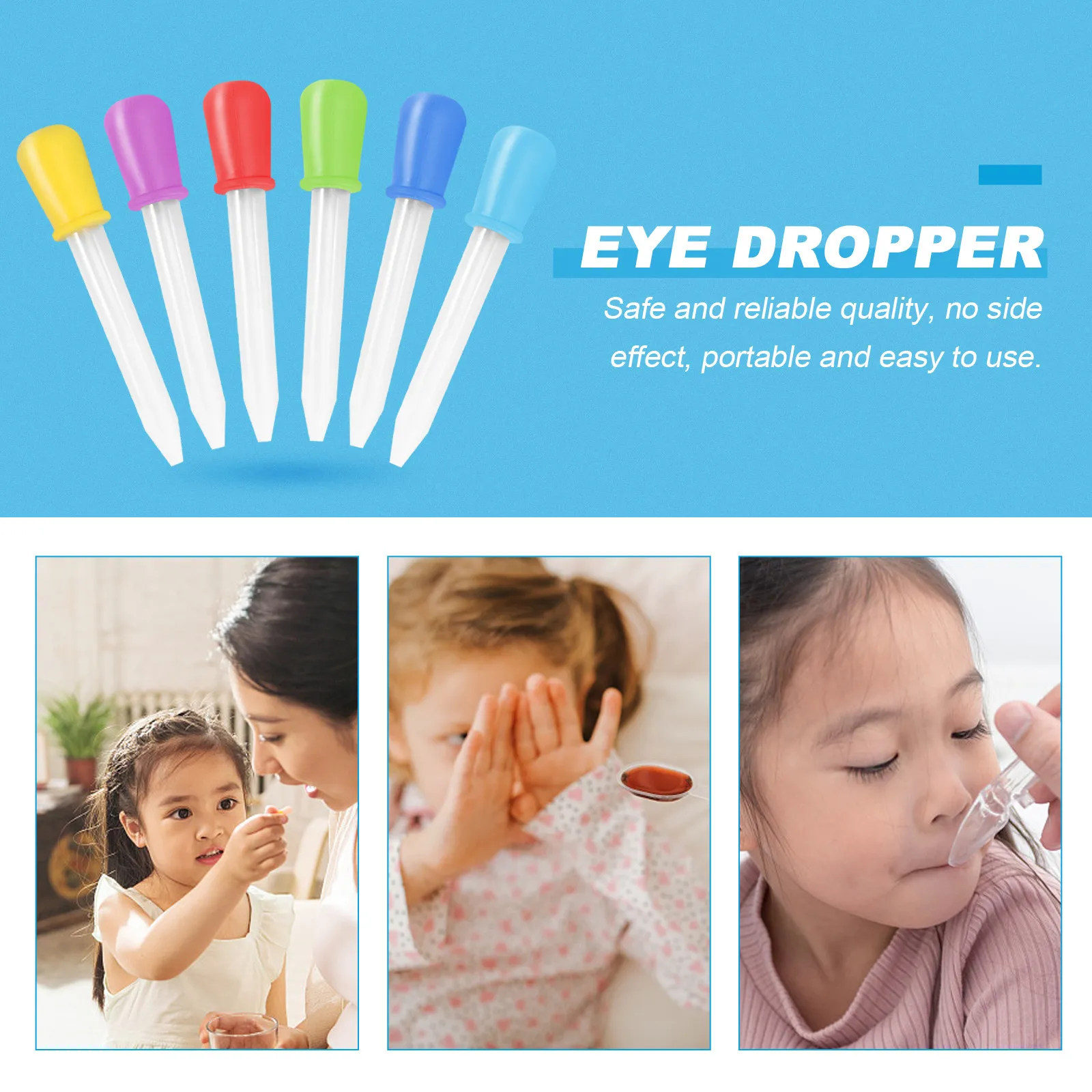 8pcs Silicone Dropper Pipette 3Ml Reusable Medicine Feeder With Scale For Baby Liquid Measurement Safe Portable Nursing Tool Lab view 6