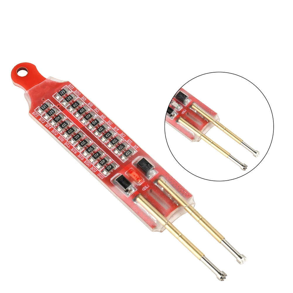 1pc 2200UF Capacitor Discharge Pen Double-sided LED Light Quickly Discharge For Electronic Products Testing Repair