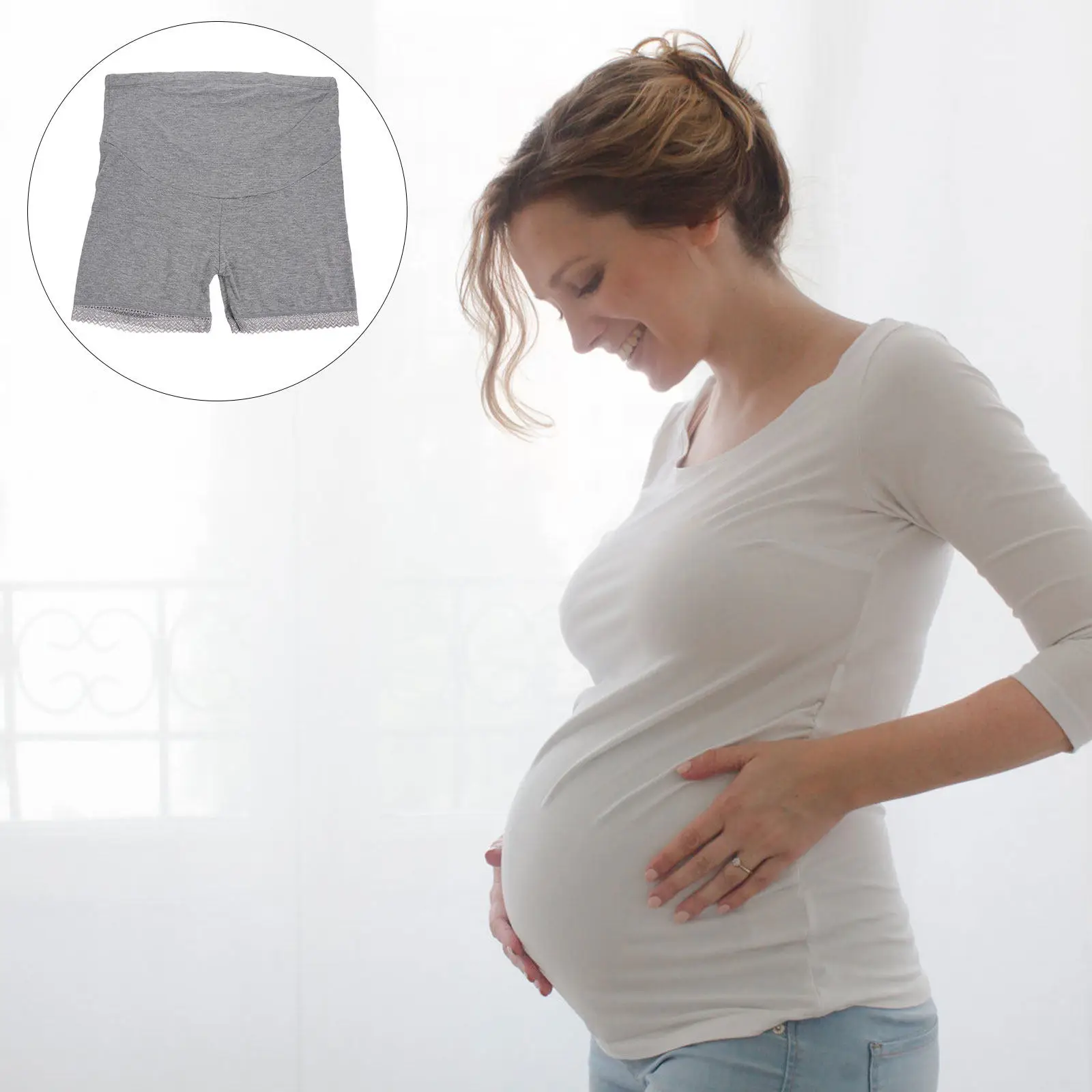 2-個綿マタニティ下着ハイウエスト妊婦パンティー弾性ソフト腹部サポート通気性軽量安全パンツ