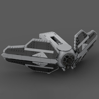 NEW 611PCS star battle Movie MOC Neutralizer-class TIE bomber Space fighter model DIY creative ideas Child Toy Gift brick Blocks