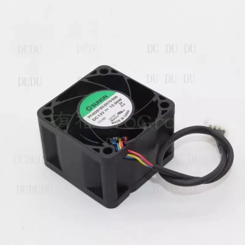 D for SUNON PF40281BX-D010-S99 4028 12V 12.0W 16000rpm 4-wire High-volume Server Fan