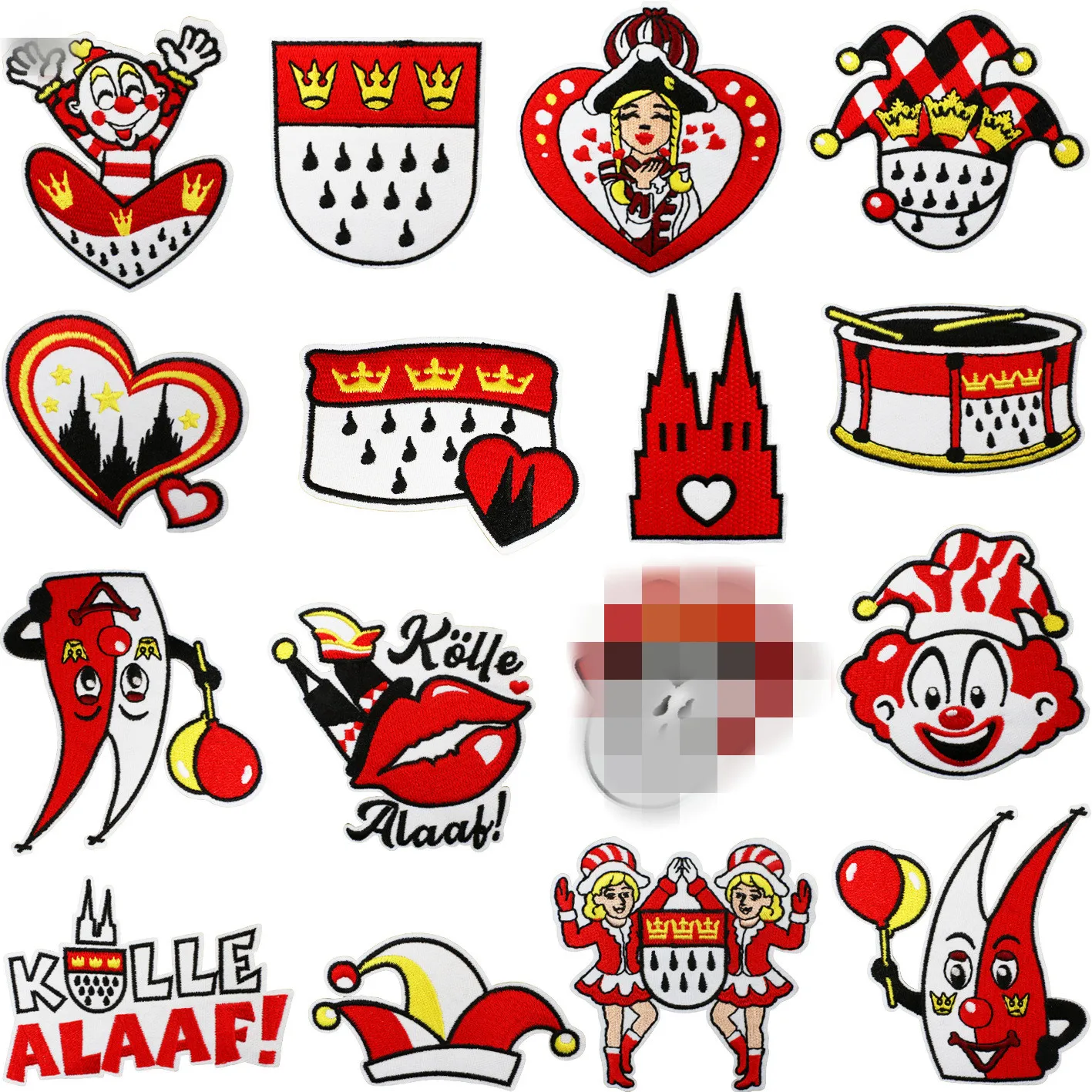 Phone Accessories Pictures - 10 Pcs Holiday Series Embroidered Patches