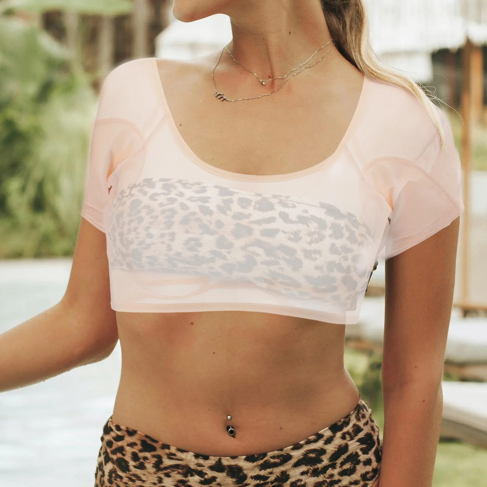 

Впитывающая пот сетчатая рубашка, быстросохнущий жилет для подмышек, многоразовый женский антиперспирант, тонкие дышащие подушечки, защита от пота