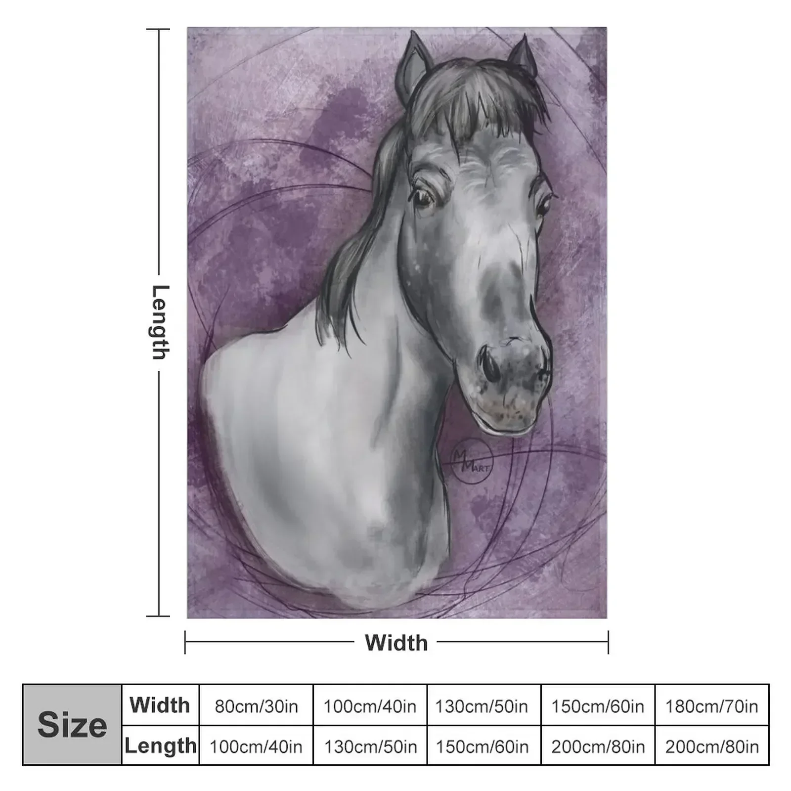 Mini-Horse Throw Blanket Cute Plaid Weighted warm for winter Extra Large Throw cosplay anime Luxury Designer Blankets