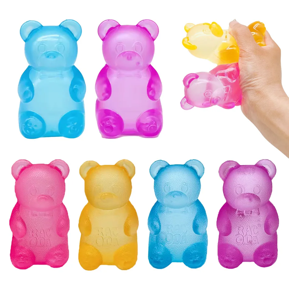 Brinquedo Antiestresse Cubo de Maltose: Brinquedo de Apertar para Descompressão, Cubo de Gelo, Anti-Estresse, Recuperação Lenta, Luz Polar Colorida, Brinquedo de Apertar em TPR