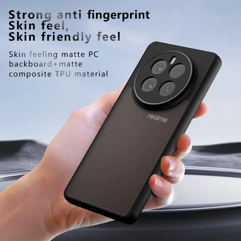 Skin Sensation Airbag Anti Drop Case Cover for Realme GT5 Pro Mircropyle Back Case Cover for Realme GT5 Pro Mobile Phone Fundas