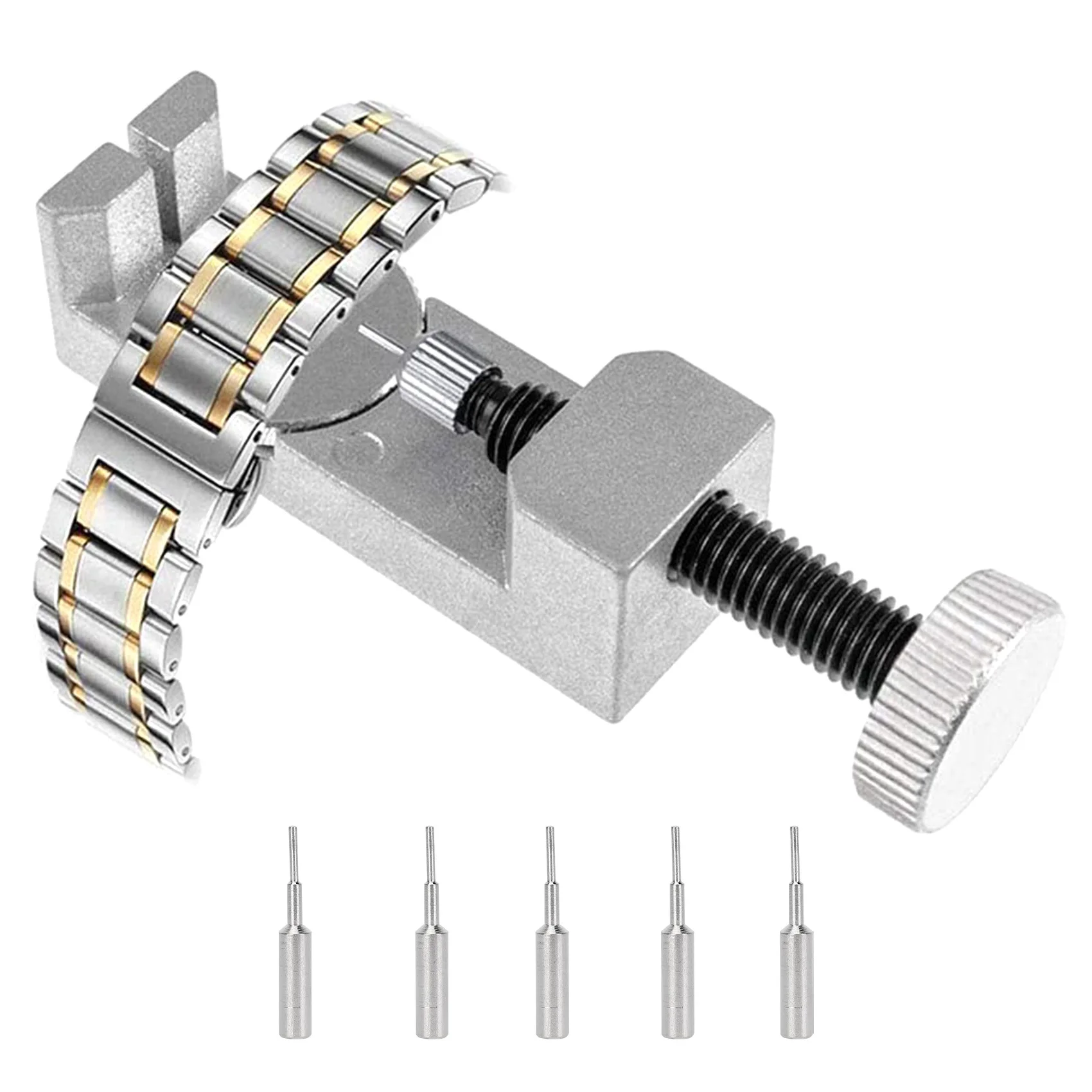 Набор для снятия звеньев часов, инструмент для снятия ремешка для часов, инструмент для определения размера часов, инструмент для снятия штифтов для часов с 12 дополнительными штифтами