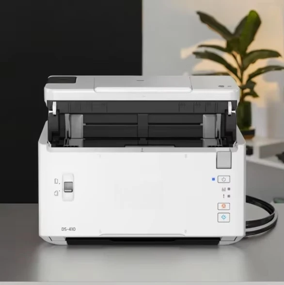 DS410 CIS OCR ID & Passport Scanner Document USB2.0 Interface Stock Flatbed Auto Duplex Desktop Scanner 600dpi