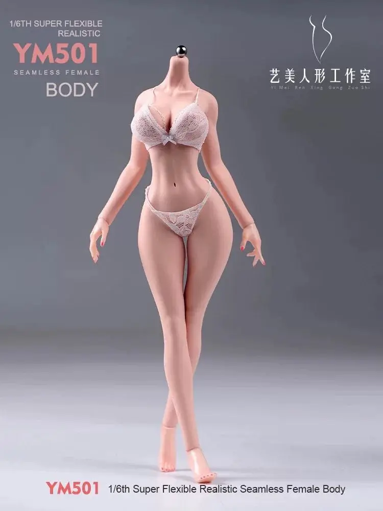 

1/6 Scale Real Silicone Doll Body with Metal Skeleton Soft Action Figures Only for Collection