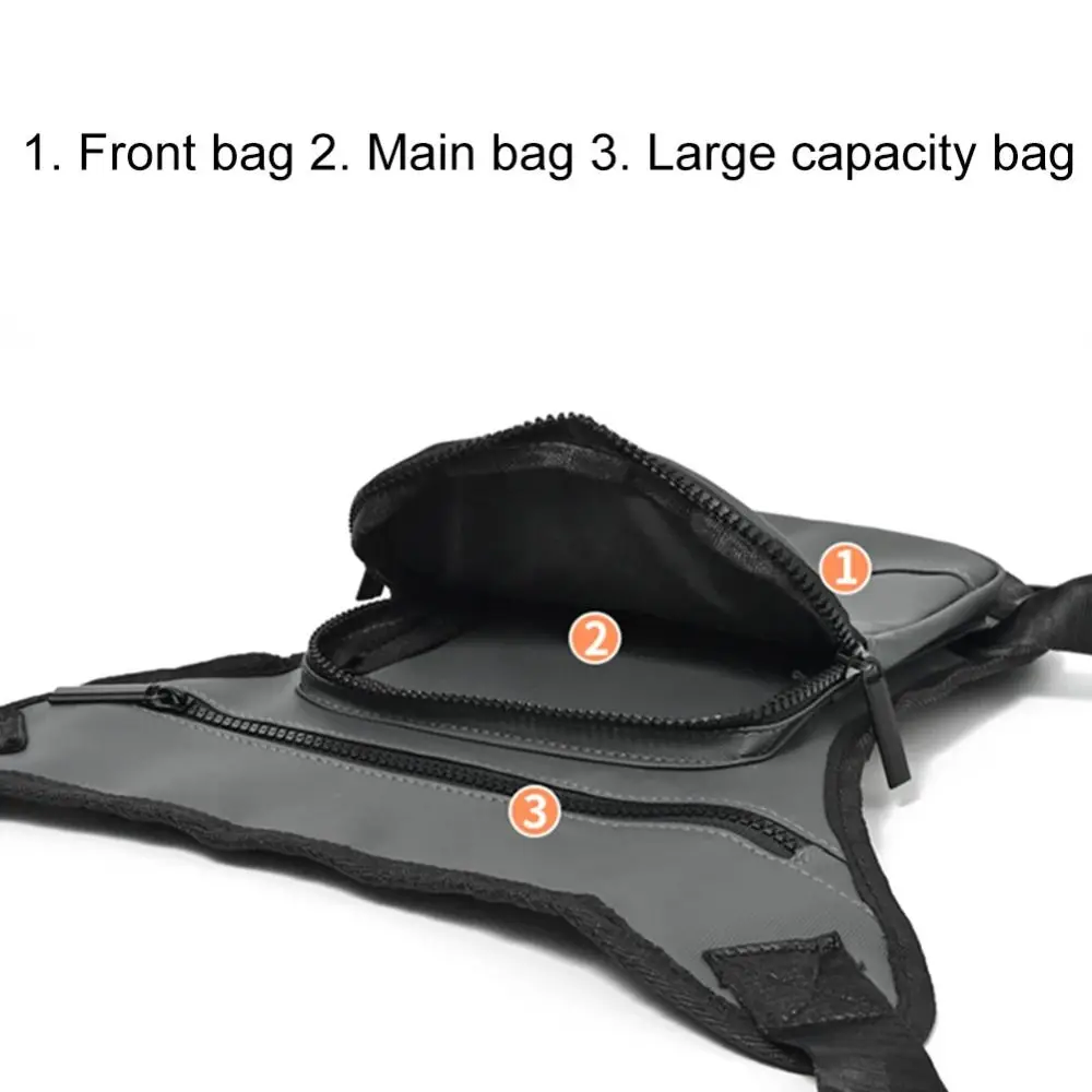 Large Capacity Outdoor Drop Leg Bag Multi-layers Quick Release Hiking Waist Pack Waterproof Casual Bike Cycling Bag Hiking