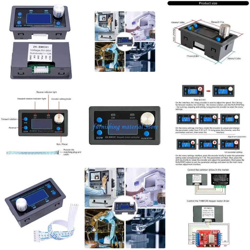 

Y5GD Industrial Motor Controllers Build In Type Small Single Stepper Control