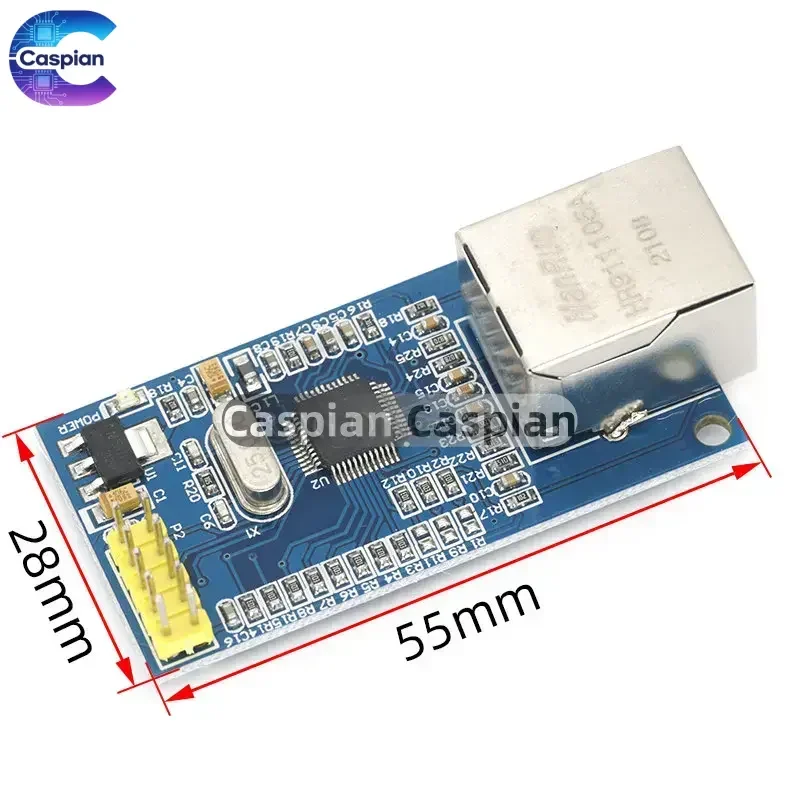 W5500 Ethernet network module hardware TCP / IP 51 / STM32 microcontroller program over W5100