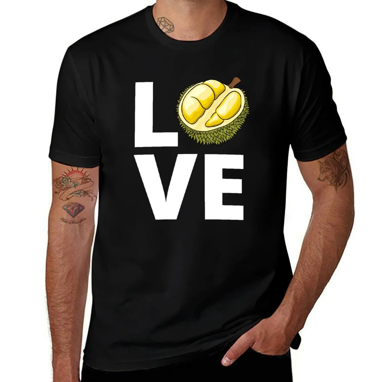 durian funny quotes T-Shirt Breathable Mesh Panel T-Shirt
