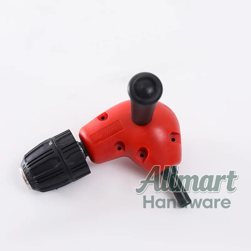 90° Drill Right Angle Attachment, 3-Jaw Chuck Corner Adapter, Extension Accessory for Narrow Space Repair Work