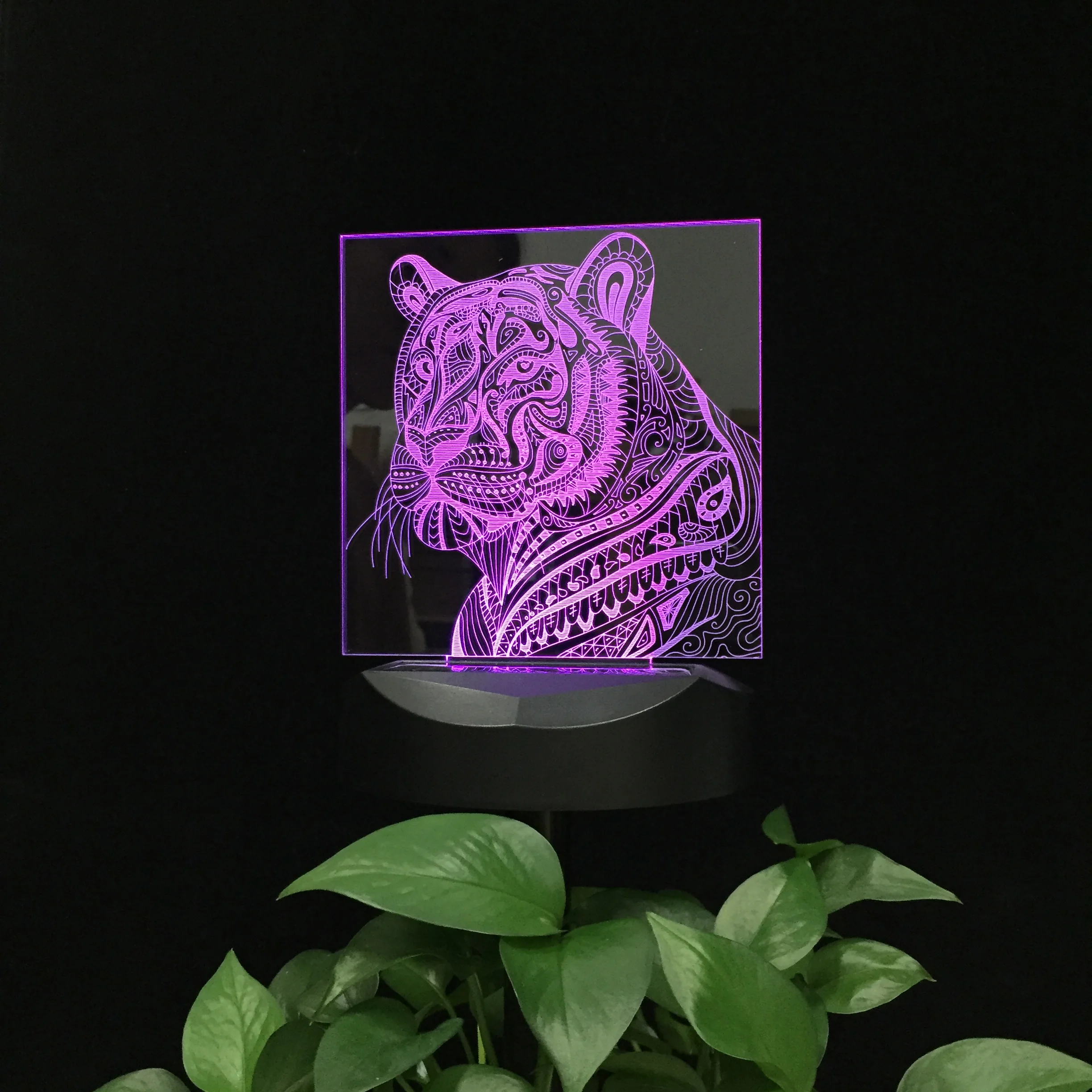 All Tigers Lion  Figure Animal Solar Powered Landscape Lighting Garden Light 3D LED Night Lamp Waterproof for Yard Holiday Gift