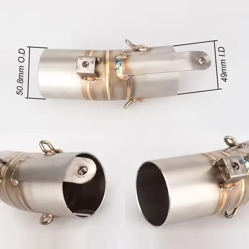For Suzuki GSXR1000 GSX-R1000 2012-2024 GSX-R 1000 GSXR K12-L4 Escape Motorcycle Exhaust System Muffler Link Pipe 51MM Slip-On