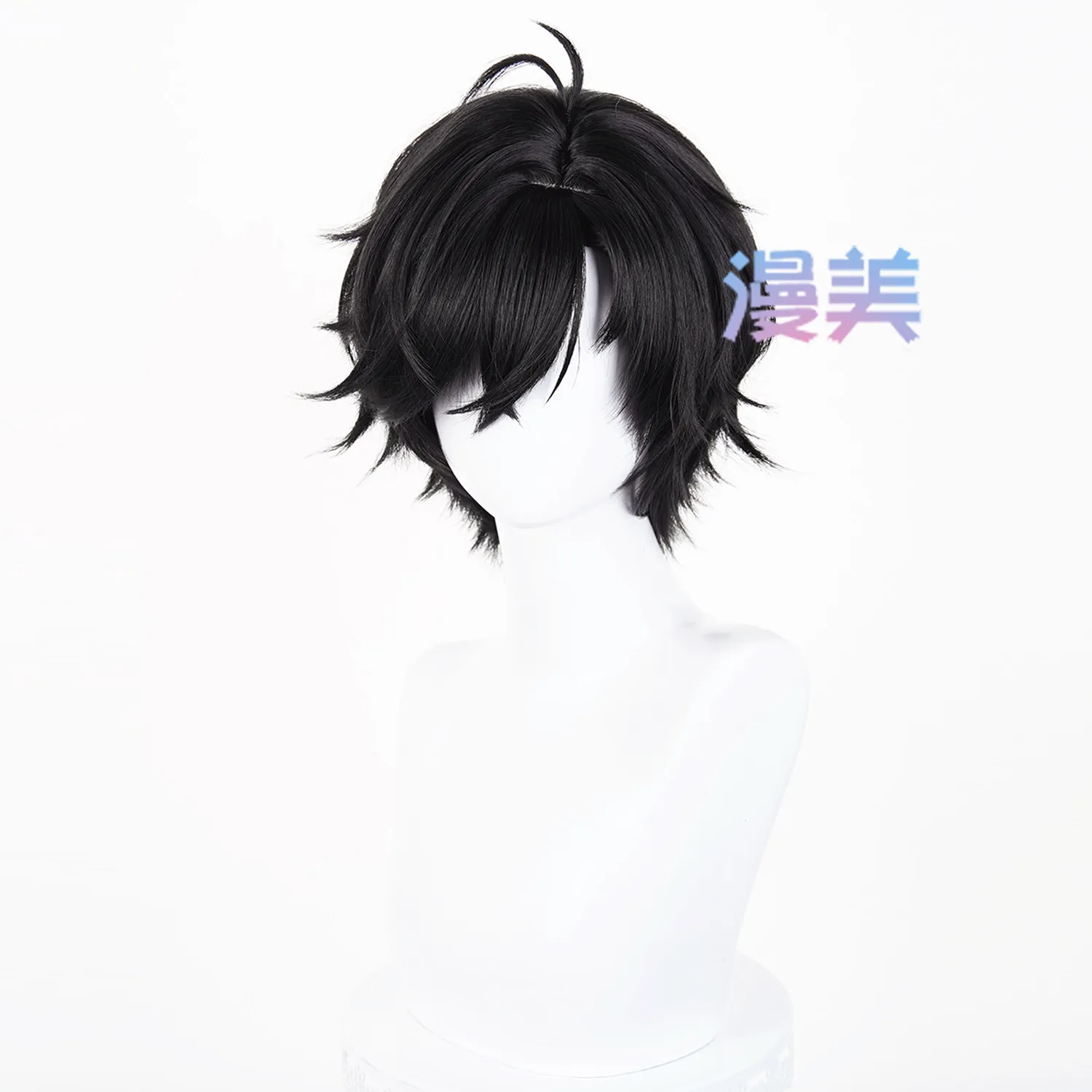 Game Arknights Endfield Endministrator Cosplay Wig Black Short Hair Men And Women  Style For Comicon Party Adult Women Men