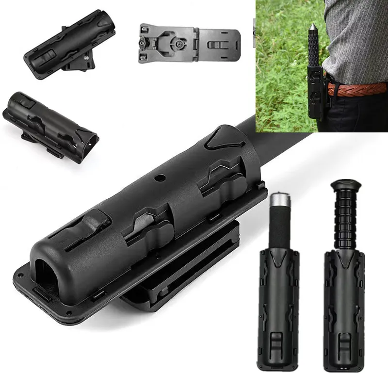 

suitcase Carry-on Holder Box Tactical 360 Degree Rotation Retractable Baton Holder Stick Case Belt Holster And Telescopic Stick