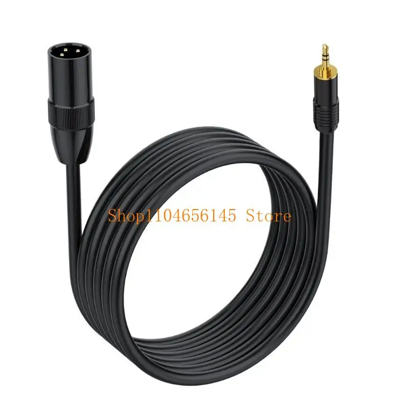 5asd Aux 3,5mm macho a 3 pines macho estéreo Cable estéreo 3 pines a 1/8 ''Cable convertidor estéreo desequilibrado para altavoz