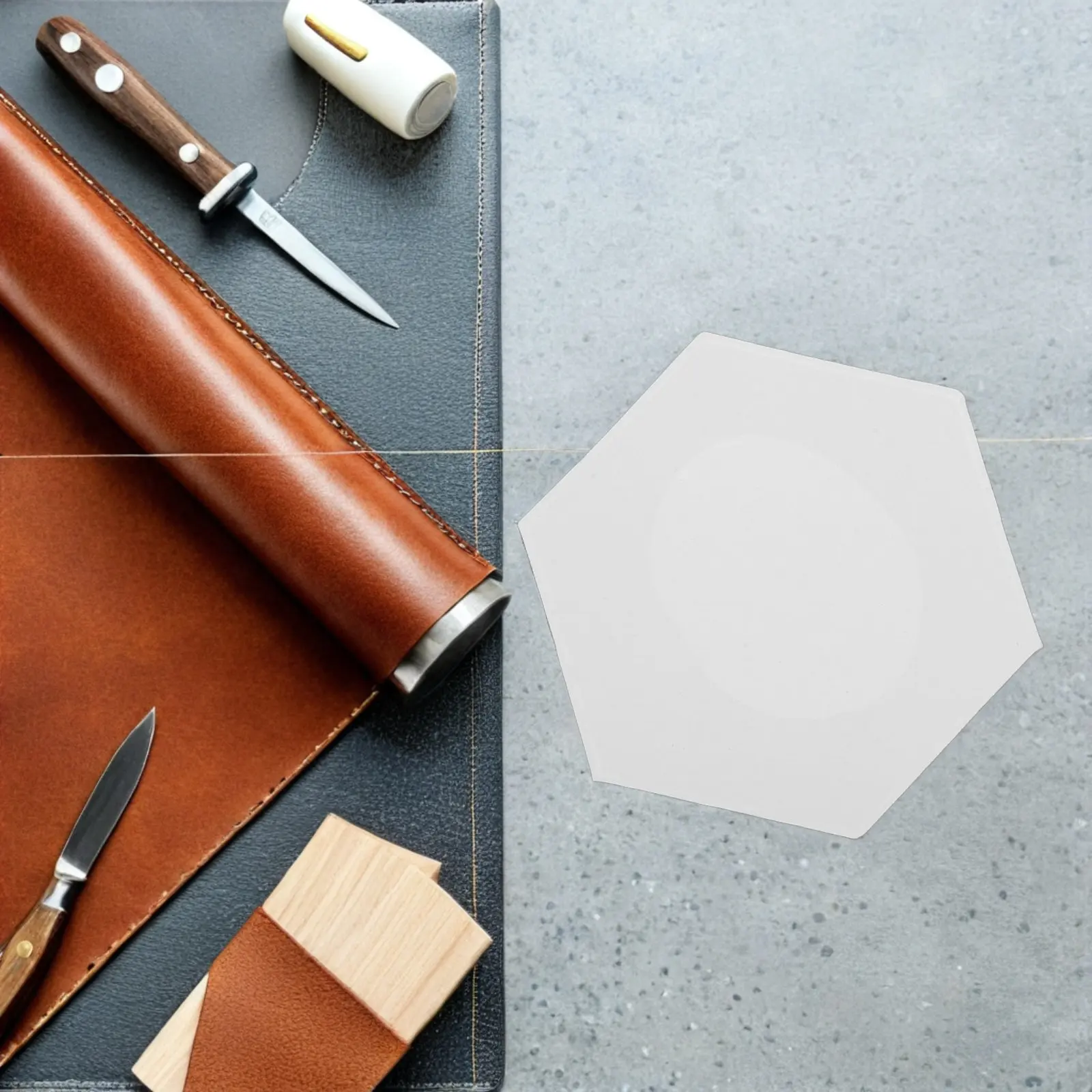 200Pcs Smooth Edge Hexagon Paper Templates for Foundation Paper Piecing Quilting Sewing Craft Patchwork DIY Quilt Kits 1.6 Inch view 6