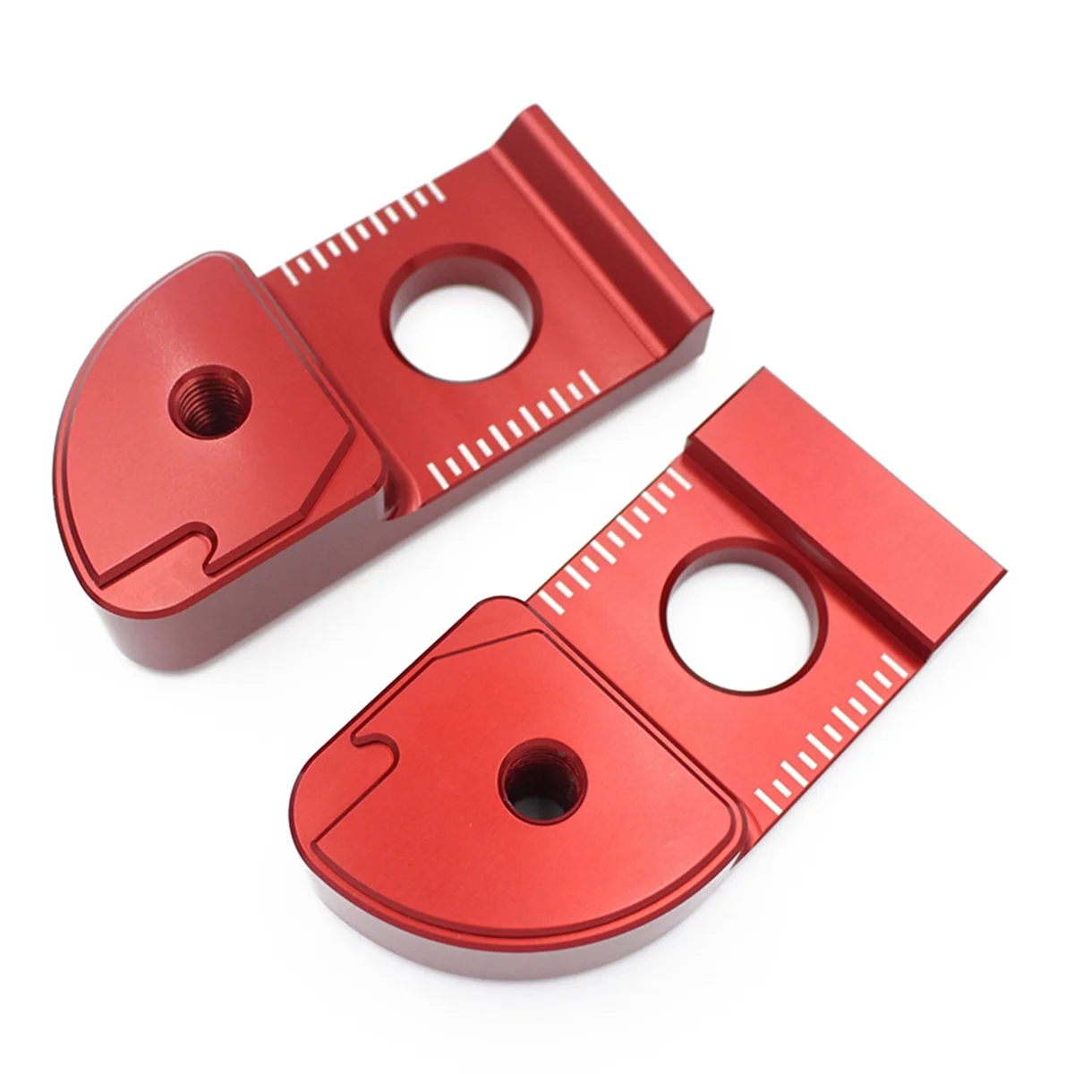 Motorcycle Swingarm Stand Pick Up Chain Adjuster Blocks for Yamaha Tenere 700 XTZ 700 2019-2024 XSR 900 2016-2021 Red