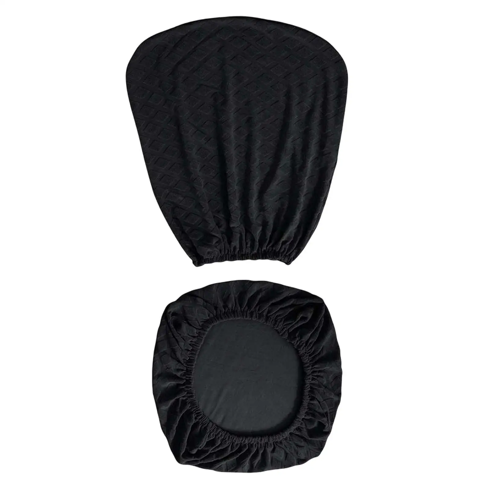 Washable Protective Computer Chair Cover Stretch Split Seat Slipcover for Rotating Office Chairs