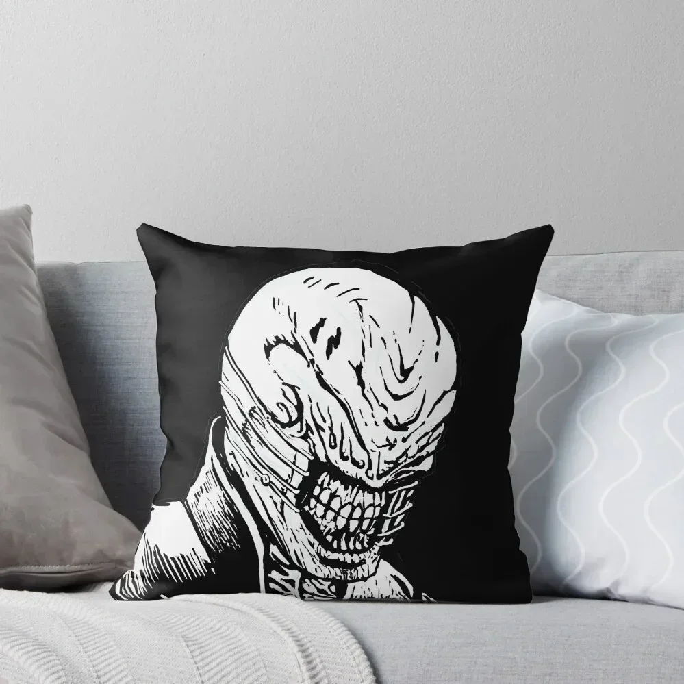 Hellraiser Cenobite Chatterer Throw Pillow Marble Cushion Cover Room decorating items pillow