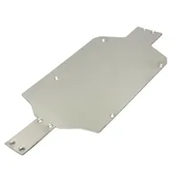 Stainless Steel Metal  Chassis Armor Protection Skid Plate for Hyper GO MJX 1/14 14301 14302 14303 14304 RC Car Upgrade Parts