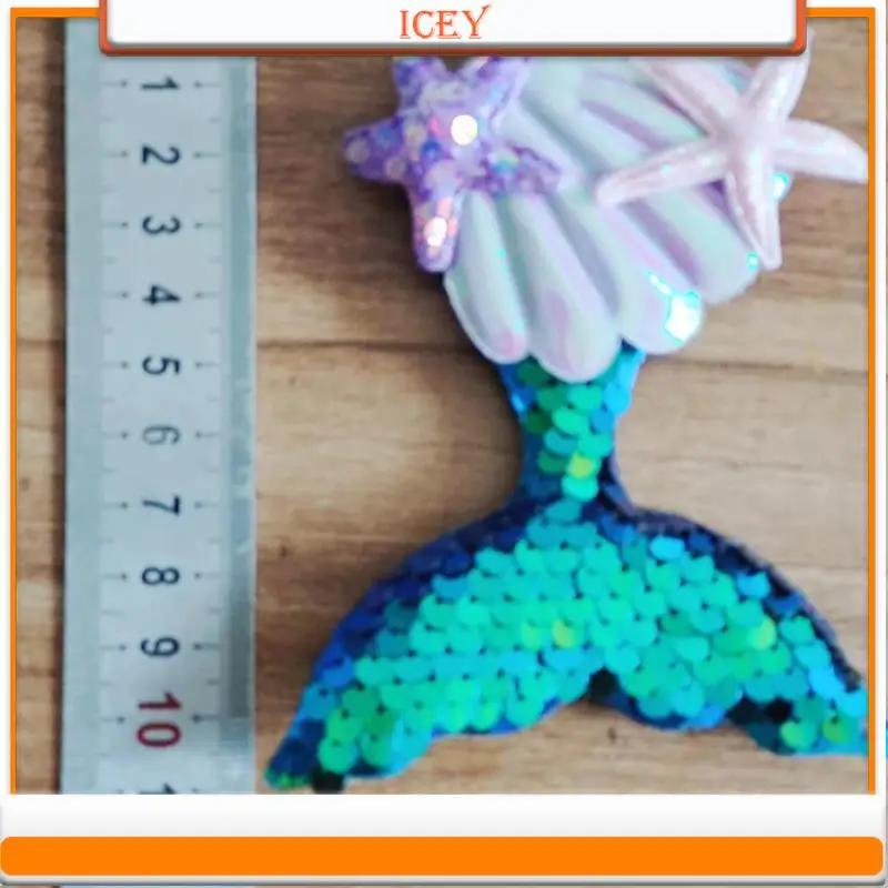 1pc Hair Clip Colorful DIY Mermaid Tail Accessories Starfish Shell Handmade Clothing Decorative