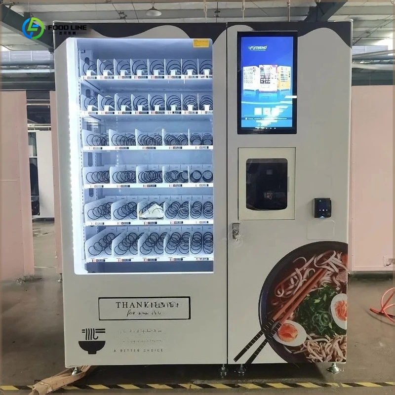 Best-Selling Ramen Vending Machine for Fast Food Instant Noodles School Outdoor Instant Noodle Vending Machine FL Customized