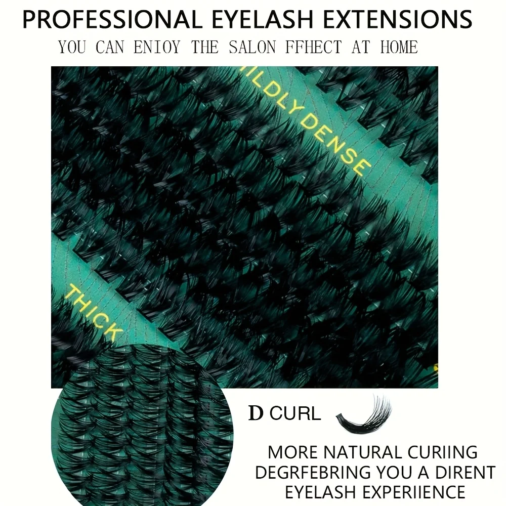 DIY-Wimpernverlängerungsset – flauschige gemischte Längen 10–16 mm, 0,07 mm dicke Wimpern mit Pinzette, anfängerfreundliches, wiederverwendbares Set – Detail 3