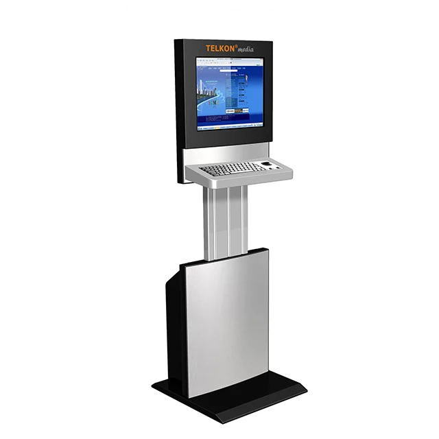 Stainless Steel Advertising  Kiosk with Touch Screen