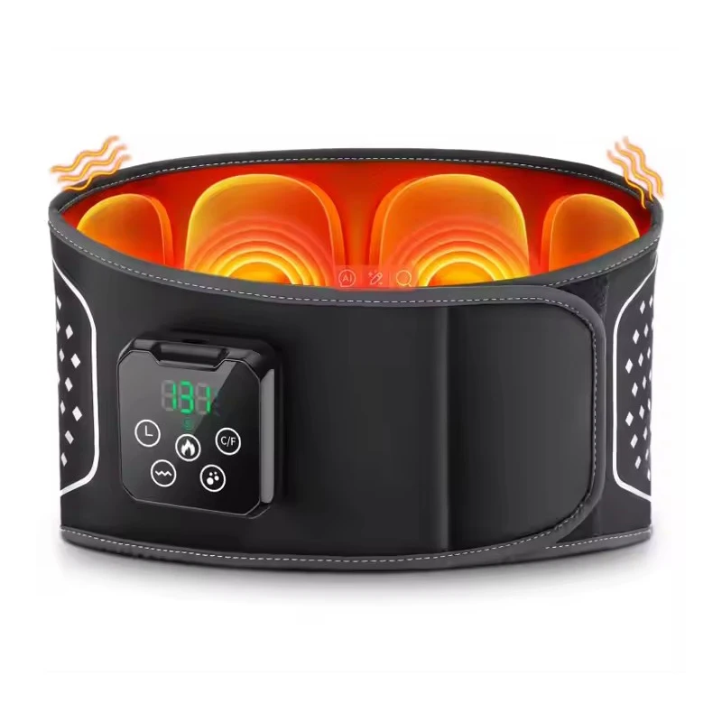 

2026 Hot Selling Heating Vibration Airbag Lumbar Massager Air Compression Back Pain Relief Massage Belt Electric Waist Massager