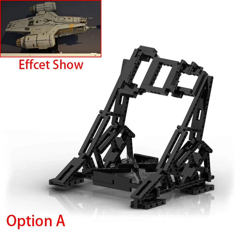 Creative Spaceship Display Stand for Building Blocks Model