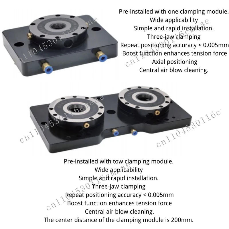 High Precision Zero Point Positioning System for CNC Machine Quick Change Modular Fixture