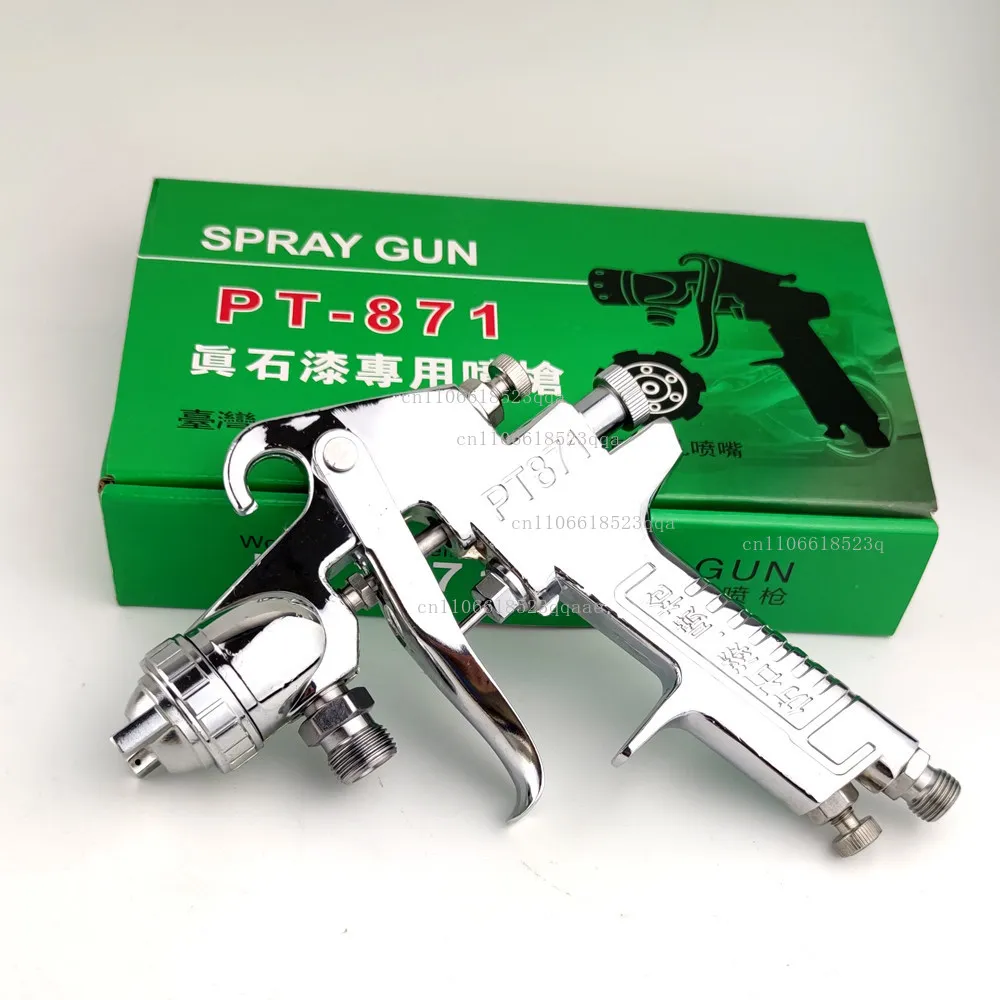 PT-871 Colorful Spray Gun Latex Paint Sand in Water Spray Gun Imitation Stone Paint Pressure Barrel Paint Spraying
