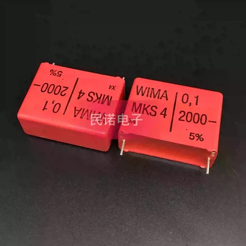 New Weima capacitor WIMA MKS4 2000V 0.1UF 2000V 104 100NF with a foot distance of 27.5mm