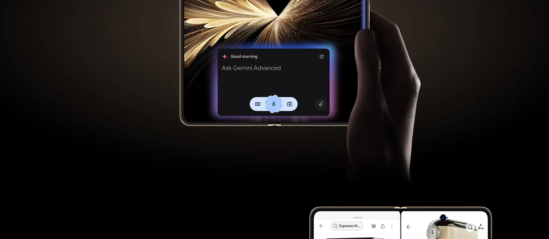Original New HONOR Magic V5 Global Version 5G Foldable LTPO OLED 120Hz Display 7.95" 50MP Cameras Snapdragon 8 Elite 5820mAh 66W