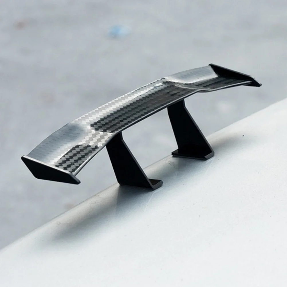 

3pcs Car Rear Wing Spoiler Small Tail Wing Auto Vehicle Modification Parts Durable Abs High Speed Stability Easy Installation