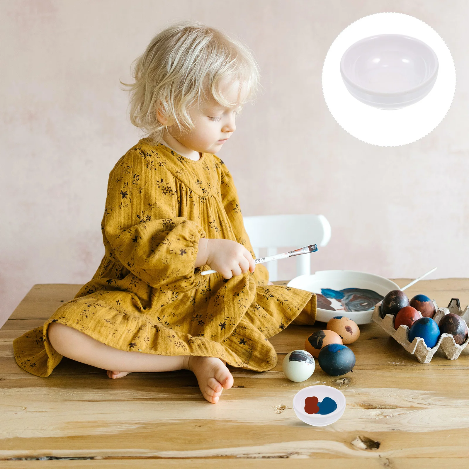 

5Pcs Color Trays for Painting Premium Quality Compact Mixing Dish Ideal for Watercolor Ink Brush Art Craft Travel Friendly