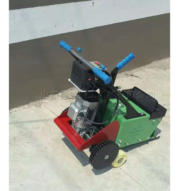 

Hand-operated plastic track grinder, flooring renovation and removal equipment, court renovation ground scraper